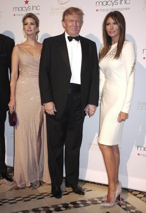 Ivanka Trump, Donald Trump et sa femme Melania Trump - Soirée "Family Business Dynasties" à New York, le 5 décembre 2012.