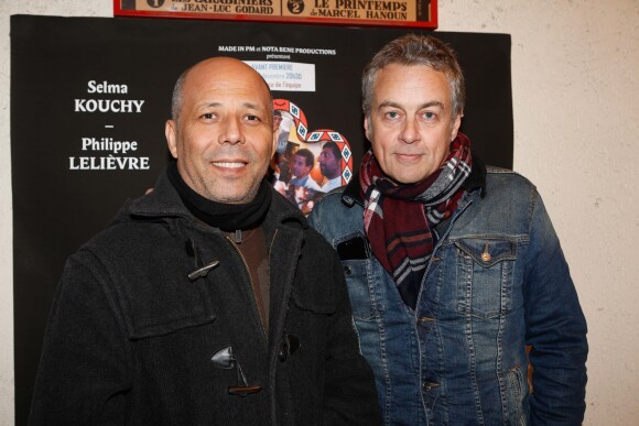 Farid Omri, Frédéric Dantec - Avant-première "Harissa mon Amour" au cinéma des Arts à Paris le 3 décembre 2013.