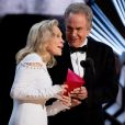 Warren Beatty et Faye Dunaway - Intérieur - Erreur monumentale aux Oscars: le mauvais gagnant annoncé au Hollywood &amp; Highland Center à Hollywood, le 26 février 2017
