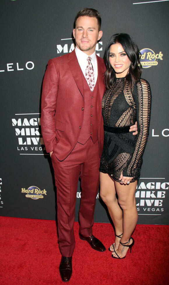 Channing Tatum et sa femme Jenna Dewan  à la Soirée d'inauguration du spectacle "Magic Mike Live" au Hard Rock Hotel et Casino de Las Vegas le 21 avril 2017.