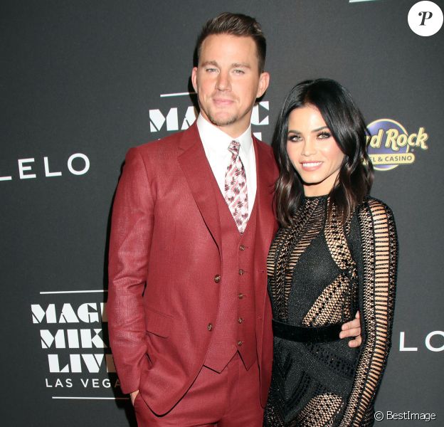 Channing Tatum et sa femme Jenna Dewan  à la Soirée d'inauguration du spectacle "Magic Mike Live" au Hard Rock Hotel et Casino de Las Vegas le 21 avril 2017.