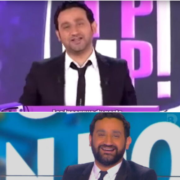 Cyril Hanouna aux débuts de Touche pas à mon poste, et maintenant.