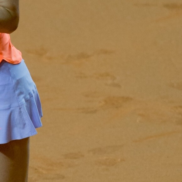 Maria Sharapova lors de son match contre Roberta Vinci à Stuttgart le 26 avril 2017.