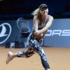 Maria Sharapova à l'entraînement à Stuttgart le 26 avril 2017.