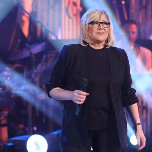 Marie Myriam lors de l' enregistrement de l' émission LES ANNEES BONHEUR qui sera diffusée le 4 Mai 2013