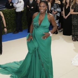 Serena Williams au MET gala organisé au Metropolitan Museum of Art de New York le 1er mai 2017.