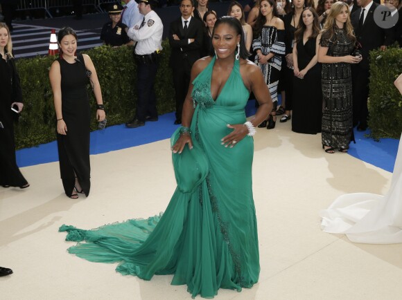 Serena Williams au MET gala organisé au Metropolitan Museum of Art de New York le 1er mai 2017.