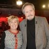 Victor Lanoux et sa femme Véronique Langlois - Enregistrement de l'émission "Vivement Dimanche" diffusée le 16 novembre 2014 sur France 2.