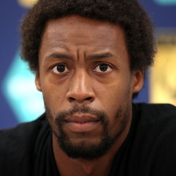 Conférence de presse de Gaël Monfils concernant son absence au BNP Paribas Masters à Paris le 31 octobre 2016 © Cyril Moreau / Veeren Ramsamy / Bestimage