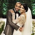 L'attaquant du PSG Lucas Moura a épousé Larissa Saad au Brésil, le 23 décembre 2016.