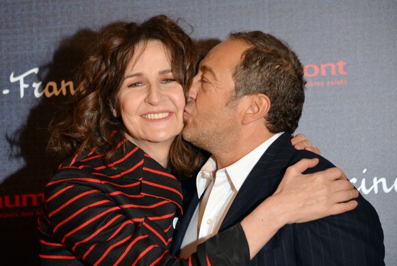 Valérie Lemercier et Patrick Timsit - Avant-première du film "Marie-Francine" au cinéma l'Arlequin à Paris, France, le 9 mai 2017. © Veeren/Bestimage