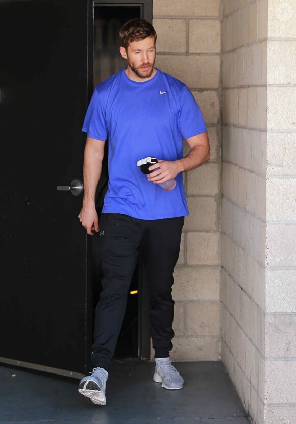 Exclusif - Calvin Harris à la sortie de son cours de gym à West Hollywood, le 2 mars 2017
