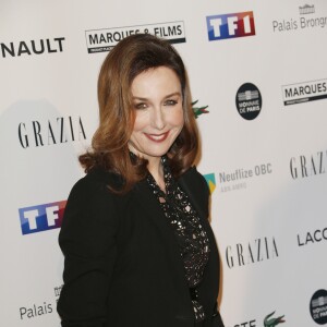 Elsa Zylberstein - Photocall de la 24e cérémonie des "Trophées du Film Français" au Palais Brongniart à Paris. Le 2 février 2017