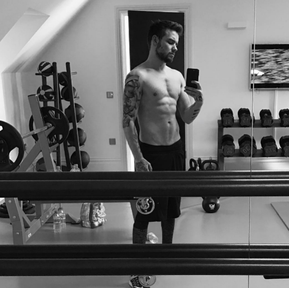 Liam Payne à la salle de sport - Photo publiée sur Instagram en janvier 2017