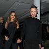 Cheryl Cole (ex Fernandez-Versini) et son nouveau compagnon Liam Payne (One Direction) main dans la main lors de leur sortie au restaurant Salmontini à Londres, le 9 mars 2016.