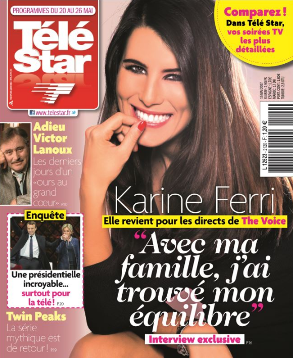 Magazine "Télé Star" en kiosques le 15 mai 2017.