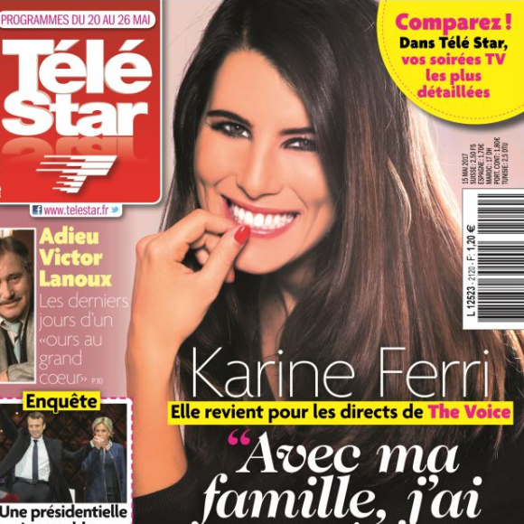 Magazine "Télé Star" en kiosques le 15 mai 2017.