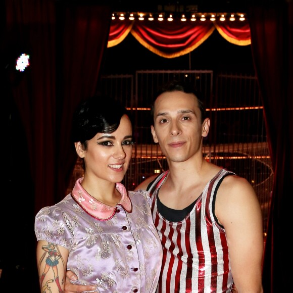 Exclusif - Alizée et son compagnon Grégoire Lyonnet - Backstage - 53ème Gala de l'union des artistes au Cirque d'Hiver Bouglione à Paris le 12 juin 2016. © Dominique Jacovides / Bestimage