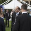 Le prince Edward, comte de Wessex, lors de la première garden party de 2017 dans les jardins du palais de Buckingham, le 16 mai 2017 à Londres.