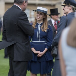 La princesse Beatrice d'York lors de la première garden party de 2017 dans les jardins du palais de Buckingham, le 16 mai 2017 à Londres.