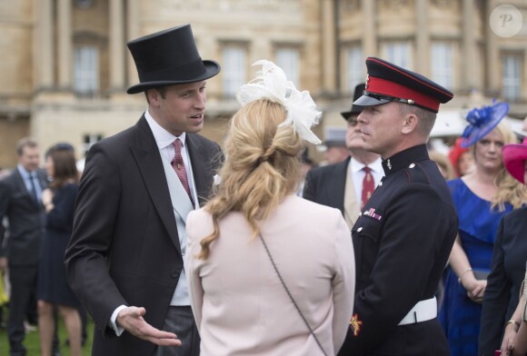 Le prince William, duc de Cambridge, lors de la première garden party de 2017 dans les jardins du palais de Buckingham, le 16 mai 2017 à Londres.