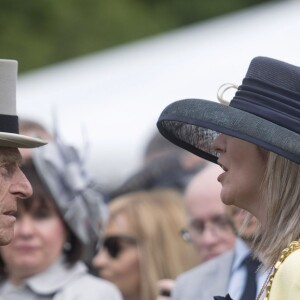 Le prince Philip lors de la première garden party de 2017 dans les jardins du palais de Buckingham, le 16 mai 2017 à Londres.
