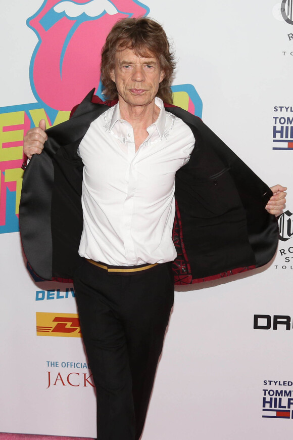 Mick Jagger - Ouverture de l'exposition "Rolling Stones Exhibitionism" à l'Industria Superstudio à New York le 15 novembre 2016.