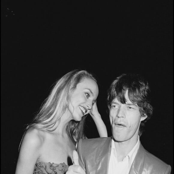 Archives - Jerry Hall et Mick Jagger à Paris en 1980