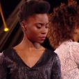 Ophée contre Ann-Shirley dans "The Voice 6", le 15 avril 2017 sur TF1.