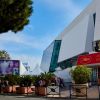 Le Palais des festivals et des congrès de Cannes - Illustration du 70ème festival de Cannes le 15 mai 2017.