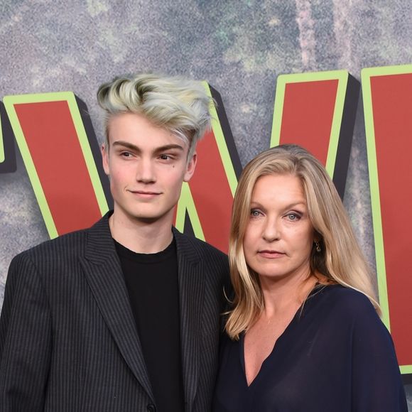 Sheryl Lee et son fils Elijah à la première de la série 'Twin Peaks' à l'hôtel Ace à Los Angeles, le 19 mai 2017 © Chris Delmas/Bestimage