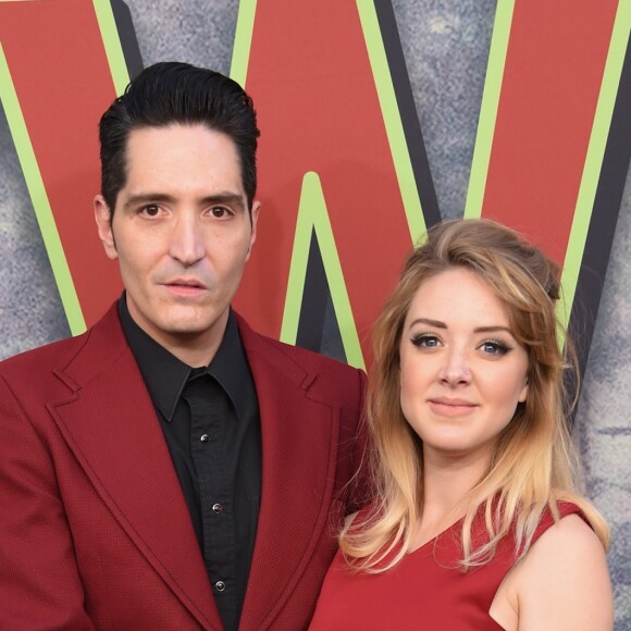 David Dastmalchian et sa femme enceinte à la première de la série 'Twin Peaks' à l'hôtel Ace à Los Angeles, le 19 mai 2017 © Chris Delmas/Bestimage