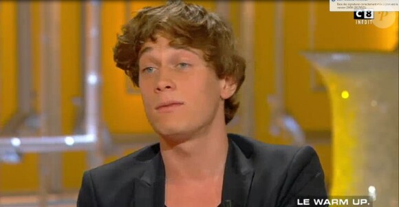 Laurent Baffie et son fils Benjamin sur le plateau de Salut les Terriens ! sur C8 le 20 mai 2017.