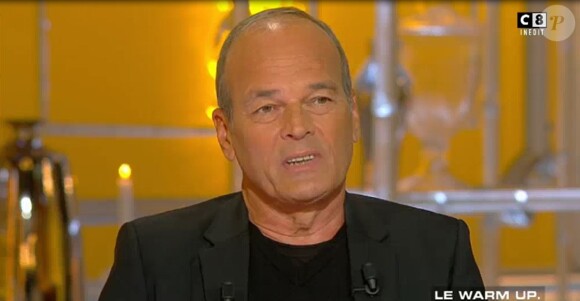 Laurent Baffie et son fils Benjamin sur le plateau de Salut les Terriens ! sur C8 le 20 mai 2017.
