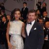 Taylor Sheridan et sa femme Nicole Sheridan - Montée des marches du film "The Square" lors du 70ème Festival International du Film de Cannes. Le 20 mai 2017. © Borde-Jacovides-Moreau/Bestimage