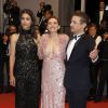 Julia Jones, Elizabeth Olsen et Jeremy Renner - Montée des marches du film "The Square" lors du 70ème Festival International du Film de Cannes. Le 20 mai 2017. © Borde-Jacovides-Moreau/Bestimage