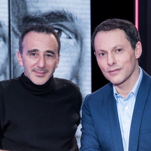 Exclusif - Enregistrement du "Divan" présentée par Marc-Olivier Fogiel avec Élie Semoun en invité, qui sera diffusée le 23 mai sur France 3. Le 10 mars 2017 © Cyril Moreau / Bestimage