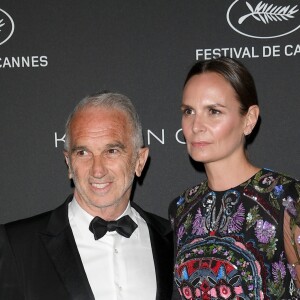 Alain Terzian et sa femme Brune de Margerie - Le Festival de Cannes et le groupe Kering organisent le dîner de la présidence en l'honneur du programme "Women in Motion", qui récompense les femmes de l'industrie du cinéma lors du 70ème Festival International du Film de Cannes, France, le 21 mai 2017. © Kering/Bestimage