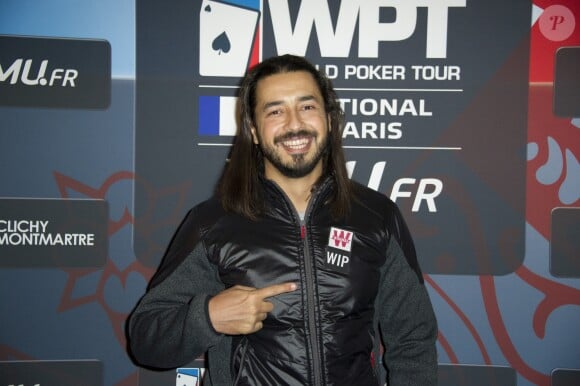 Moundir - Soirée World Poker Tour National Paris organisée par PMU.fr au Cercle Clichy Montmartre à Paris le 5 décembre 2014.