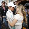 Nico Rosberg (vainqueur du Grand Prix de Monaco ) et sa femme Vivian Sebold (enceinte) - Grand Prix de Formule 1 de Monaco le 24 mai 2015