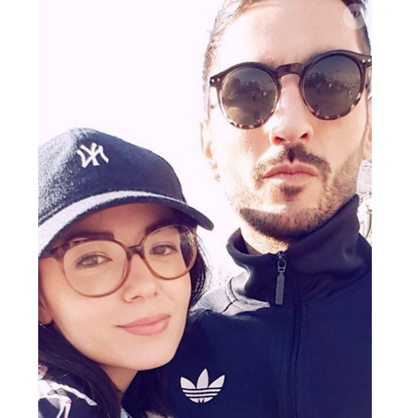 Agathe Auproux et son petit ami, avril 2017.