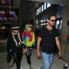 Bella Thorne arrive à l'aéroport de LAX accompagnée de son compagnon Scott Disick et de sa soeur Dani Thorne pour prendre l’avion en direction de Cannes, le 22 mai 2017