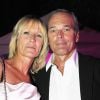 EXCLUSIF - Laurent Baffie et sa femme au mariage entre Jean-Marie Bigard et Lola Marois au Café Barge à Paris, le 3 septembre 2011.