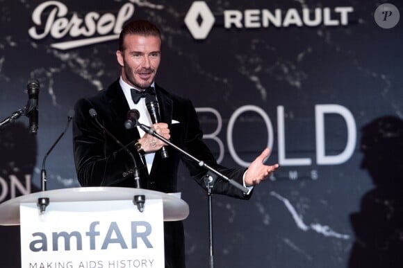 David Beckham - Vente aux enchères lors de la soirée "24th edition of AmfAR's Cinema Against AIDS" Gala à l'Eden Roc au Cap d'Antibes le 25 mai 2017 lors du 70ème Festival International du Film de Cannes. © Borde-Jacovides-Moreau/Bestimage