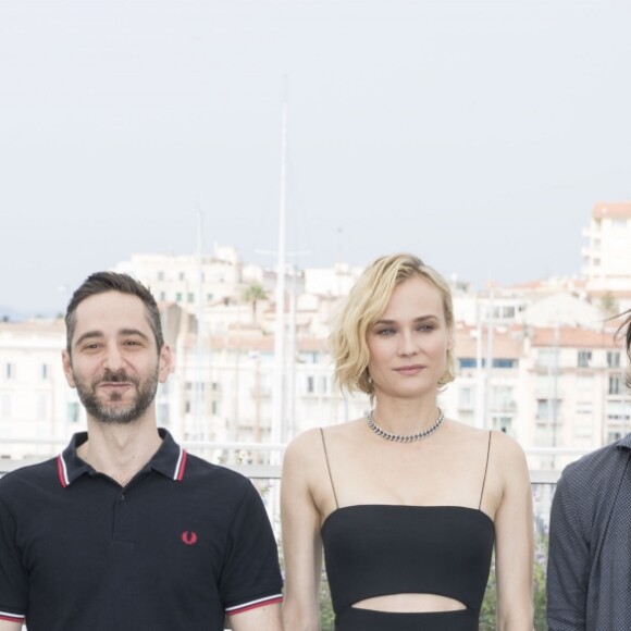 Ulrich Brandhoff, Samia Chancrin, Denis Moschitto, Diane Kruger, Fatih Akin, Numan Acar au photocall de "Aus Dem Nichts (In The Fade)" lors du 70e Festival International du Film de Cannes, le 26 mai 2017. © Borde-Jacovides-Moreau/Bestimage