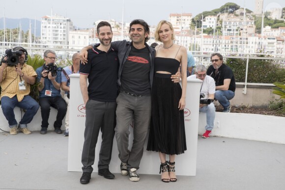 Denis Moschitto, Diane Kruger, Fatih Akin au photocall de "Aus Dem Nichts (In The Fade)" lors du 70e Festival International du Film de Cannes, le 26 mai 2017. © Borde-Jacovides-Moreau/Bestimage