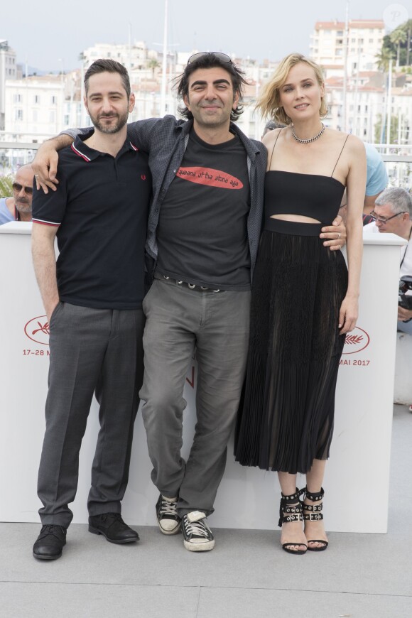 Denis Moschitto, Diane Kruger, Fatih Akin au photocall de "Aus Dem Nichts (In The Fade)" lors du 70e Festival International du Film de Cannes, le 26 mai 2017. © Borde-Jacovides-Moreau/Bestimage