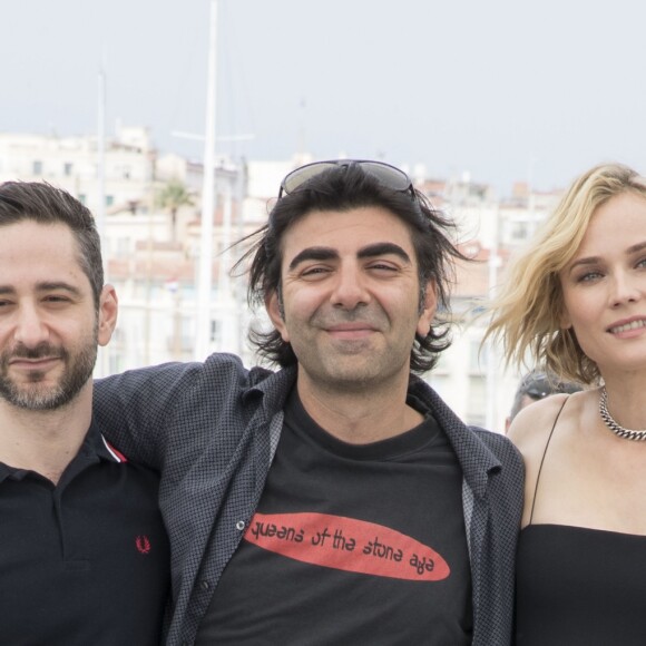 Denis Moschitto, Diane Kruger, Fatih Akin au photocall de "Aus Dem Nichts (In The Fade)" lors du 70e Festival International du Film de Cannes, le 26 mai 2017. © Borde-Jacovides-Moreau/Bestimage