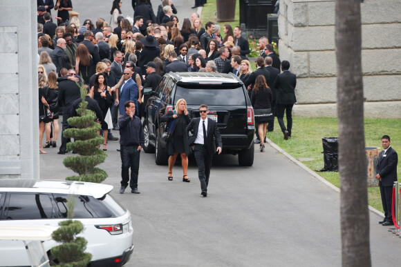 Brad Pitt aux funérailles de Chris Cornell à Los Angeles, le 26 mai 2017.