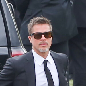 Brad Pitt aux funérailles de Chris Cornell à Los Angeles, le 26 mai 2017.